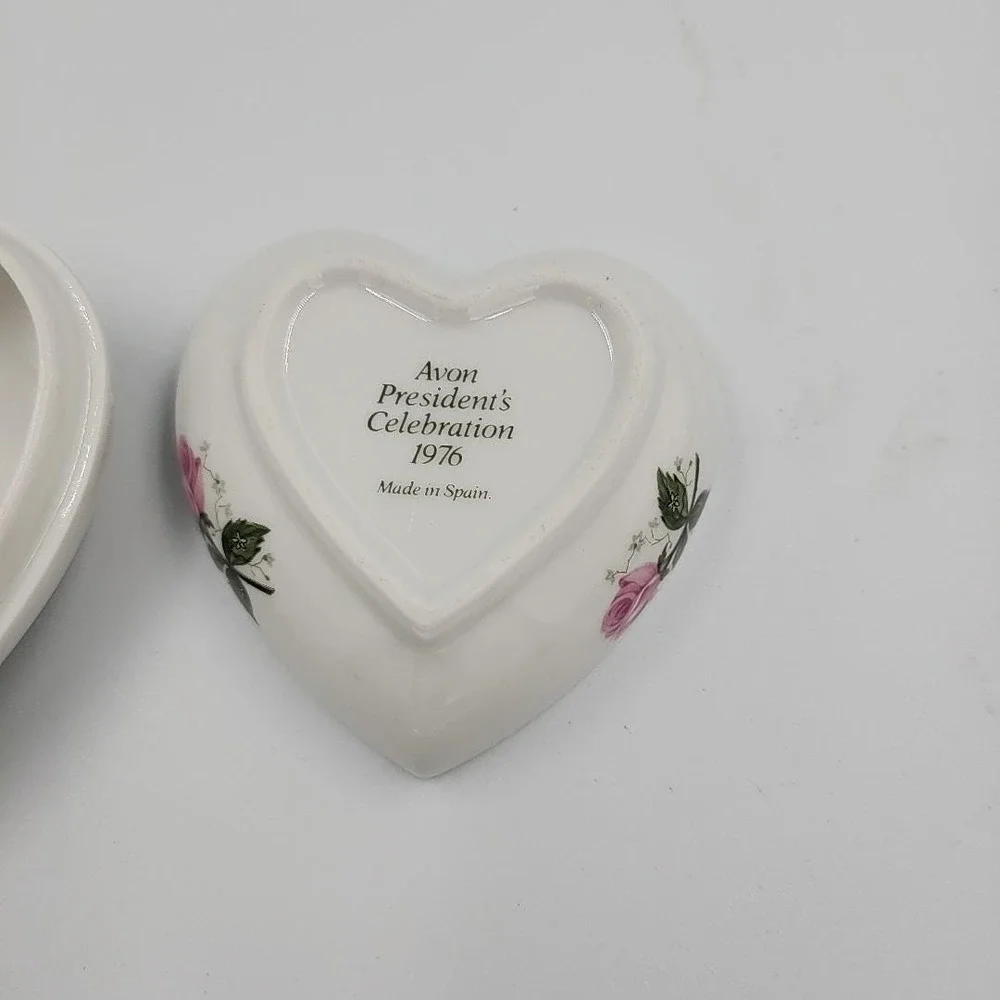 Vintage Avon‎ 1976 President's Celebration Vanity Trinket Dish Made in Spain